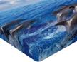 ambesonne dolphins photograph decorative all round logo