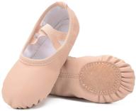 🩰 ruqiji leather ballet toddlers slippers girls' shoes: comfort meets style logo