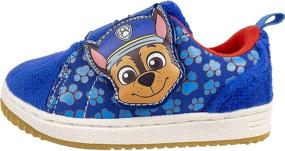 img 1 attached to Paw Patrol Toddler Shoes: Adjustable Strap for Chase Marshall Skye, Toddler Size 4-8