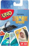 🦈 uno shark week theme card game by mattel games - ages 7+ for 2-10 players logo