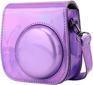 📸 enhance your instax mini 11 experience: alohallo mini 11 accessories in a stunning box - flash purple logo