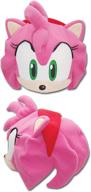 great eastern sonic the hedgehog: amy fleece cap - pink - fun & cuddly accessory logo