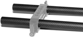 img 2 attached to 📷 NICEYRIG Carbon Fiber 15mm Rods: Ultimate Support for DSLRs – Pack of 2-011