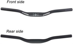 img 1 attached to 🚲 UPANBIKE MTB Kids' Bike Short Handlebar φ31.8mm440mm/520mm Riser Bar for Bicycles