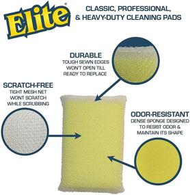 img 2 attached to Elite All Purpose Cleaning Pad, 3-Pack (2x), Made in USA - Top Cleaning Tool (6 Pads)