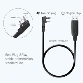 img 4 attached to 🔌 Кабель Baofeng USB для программирования на Win 7/10, 64 бит - совместим с UV-5R, BF-888S, H-777 радиостанциями, включая диск с драйверами