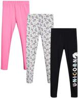 👖 star ride leggings for girls, comfortable sweatpants for girls' clothing logo