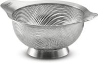 🍲 tramontina colander gourmet stainless steel 1.25-quart - top quality kitchen essential, 80201/003ds logo