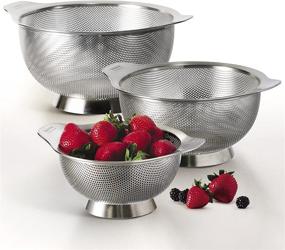 img 1 attached to 🍲 Tramontina Colander Gourmet Stainless Steel 1.25-Quart - Top Quality Kitchen Essential, 80201/003DS