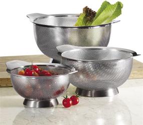 img 2 attached to 🍲 Tramontina Colander Gourmet Stainless Steel 1.25-Quart - Top Quality Kitchen Essential, 80201/003DS