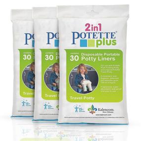 img 4 attached to 🚽 Kalencom Potette Plus Liners: 90 Count Ultimate Solution for Potty Training on the Go!