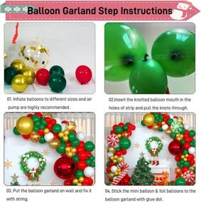 img 1 attached to JDIYMI Christmas Balloons Decorations Supplies