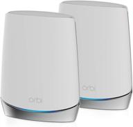 📶 netgear orbi rbk752 - whole home tri-band mesh wifi 6 system with 1 satellite extender, coverage up to 5,000 sq. ft., supports 40 devices, ax4200 (up to 4.2gbps) логотип