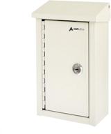 adiroffice outdoor large key drop box - commercial grade heavy-duty storage box - safe &amp logo