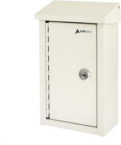 img 4 attached to AdirOffice Outdoor Large Key Drop Box - Commercial Grade Heavy-Duty Storage Box - Safe &Amp