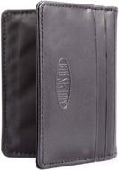 👔 men's big skinny yorker leather wallet - optimal accessories for style and function logo