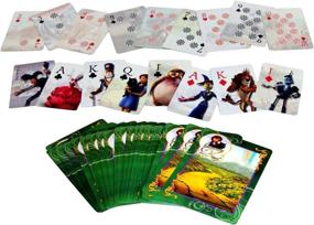 img 3 attached to Legends of Oz Movie Characters - 52 Card Poker Deck with Jokers: A Fun and Exciting Playing Experience for Kids with Oz Characters