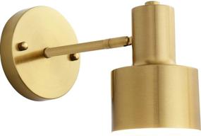 img 3 attached to 💡 Enhance Your Space: OVANUS Gold Wall Sconce with Adjustable Metal Shade - Perfect for Bedroom and Living Room Lighting