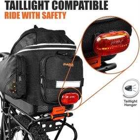 img 1 attached to 🚲 Ibera Bike Commuter Trunk Bag - Quick Release Clip-On Design with Detachable Shoulder Strap