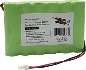 img 2 attached to 🔋 ZZcell High Capacity Battery for Honeywell Alarm Lynx 5100, 5200, 5210, Lynx Touch 7000, Lyric Controller, Lyric Keypad LCP500-L, LYNXRCHKIT-SHA, OSA214, LCP500-4B - 7.2V, 3700mAh