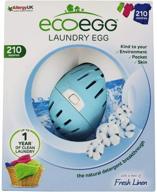 🌿 organic laundry egg - 210 washes, fresh linen scent - eco-friendly alternative logo