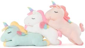 img 1 attached to DOLDOA Stuffed Unicorn Pillow Animals Kids' Home Store