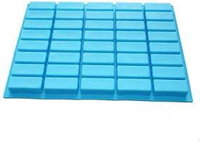 img 1 attached to Small Rectangle Silicone Mold for X-Haibei Sample Guest Soap, Jello, Candy, Chocolate, and Ice Cube Making Supplies