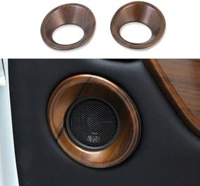 img 4 attached to Kadore Interior Speaker Cover 2017 2019
