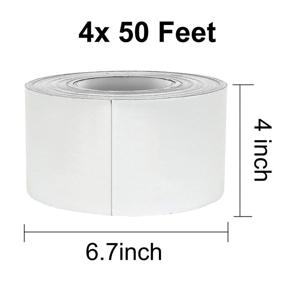 img 3 attached to 🚐 SYNTOUR RV Sealant Tape: 4 Inch x 50 Foot | Permanent Roof Leak Repair | Ultra Sticky Waterproof Tape with Roller | Ideal for RVs, Camper Trailers, Boats