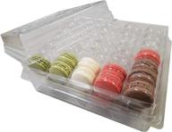 🍥 large french macaron freezer storage box - includes 4 trays for 70 macarons - 2 sets логотип