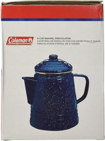 img 2 attached to ☕ Premium Blue Coleman 9-Cup Enamelware Percolator: Perfect for Brewing Delicious Coffee