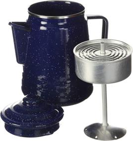 img 3 attached to ☕ Premium Blue Coleman 9-Cup Enamelware Percolator: Perfect for Brewing Delicious Coffee