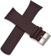 genuine leather titanium replacement skagen logo