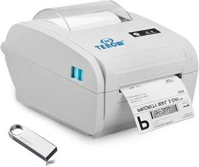 img 4 attached to 🖨️ TEROW T9210: Portable Thermal Label Printer for 100mm Max-Width Sticker Printing - High-Speed, Easy Setup, ESC/POS Commands Compatible