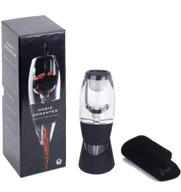 🍷 yushengda wine aerator - enhance wine flavor with premium aerating pourer and decanter spout - universal transparent decanter for red or white wine bottles логотип