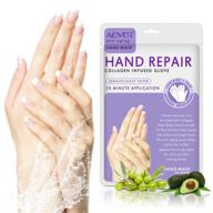 🧤 3 pack moisturizing hand mask gloves: repair dry hands & renew rough skin (milk & lavender) for women & men logo