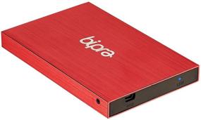 img 3 attached to Бипра 160 ГБ Внешний карманный тонкий жесткий диск USB 2.0 - Красный - Fat32 (160 ГБ) - Высокопроизводительное решение для хранения данных