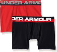 🩲 лучшие наборы боксеров для мальчиков under armour original series (2 шт.): высокопроизводительное нижнее белье для активных детей логотип