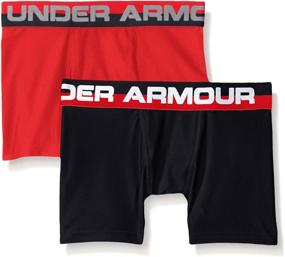 img 1 attached to 🩲 Лучшие наборы боксеров для мальчиков Under Armour Original Series (2 шт.): высокопроизводительное нижнее белье для активных детей