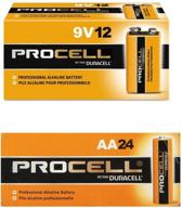 duracell procell aa 24-pack, 9v batteries 12-pack logo