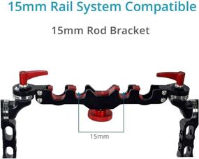 img 2 attached to Enhance Your Shooting Experience with CAMTREE Hunt Quick Mount Rosette Handle Set - Upgrade Your DSLR Video Camera Cage Shoulder Rig Kit (CH-QM-H)