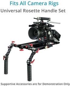 img 3 attached to Enhance Your Shooting Experience with CAMTREE Hunt Quick Mount Rosette Handle Set - Upgrade Your DSLR Video Camera Cage Shoulder Rig Kit (CH-QM-H)