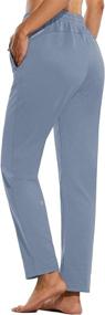 img 3 attached to BALEAF Women's Fleece Lined Pants with Zipper Pockets - Warm Sweatpants for Winter Sports, Running, and Hiking