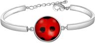 🍀 good luck ladybug jewelry - perfect gift for ladybug and insect lovers, women, and girls logo