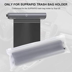 img 1 attached to 🚗 Convenient Car Garbage Bag Holder with Tearable Disposable Plastic Bags - SUPRAPID 2 Rolls