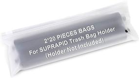 img 4 attached to 🚗 Convenient Car Garbage Bag Holder with Tearable Disposable Plastic Bags - SUPRAPID 2 Rolls