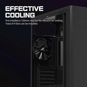 img 1 attached to Корпус ПК Zalman T8 ATX Mid Tower: Спектр RGB-подсветка, USB 3.0, вентилятор 120 мм, съемное крыло для дисков, компактный размер - черный