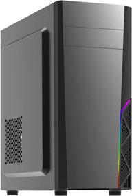 img 4 attached to Корпус ПК Zalman T8 ATX Mid Tower: Спектр RGB-подсветка, USB 3.0, вентилятор 120 мм, съемное крыло для дисков, компактный размер - черный