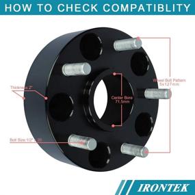 img 3 attached to IRONTEK 2In Хабцентрические Спейсеры 5X127 мм (71)