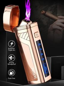 img 2 attached to SKRFIRE Triple Arc Windproof Flameless Rechargeable